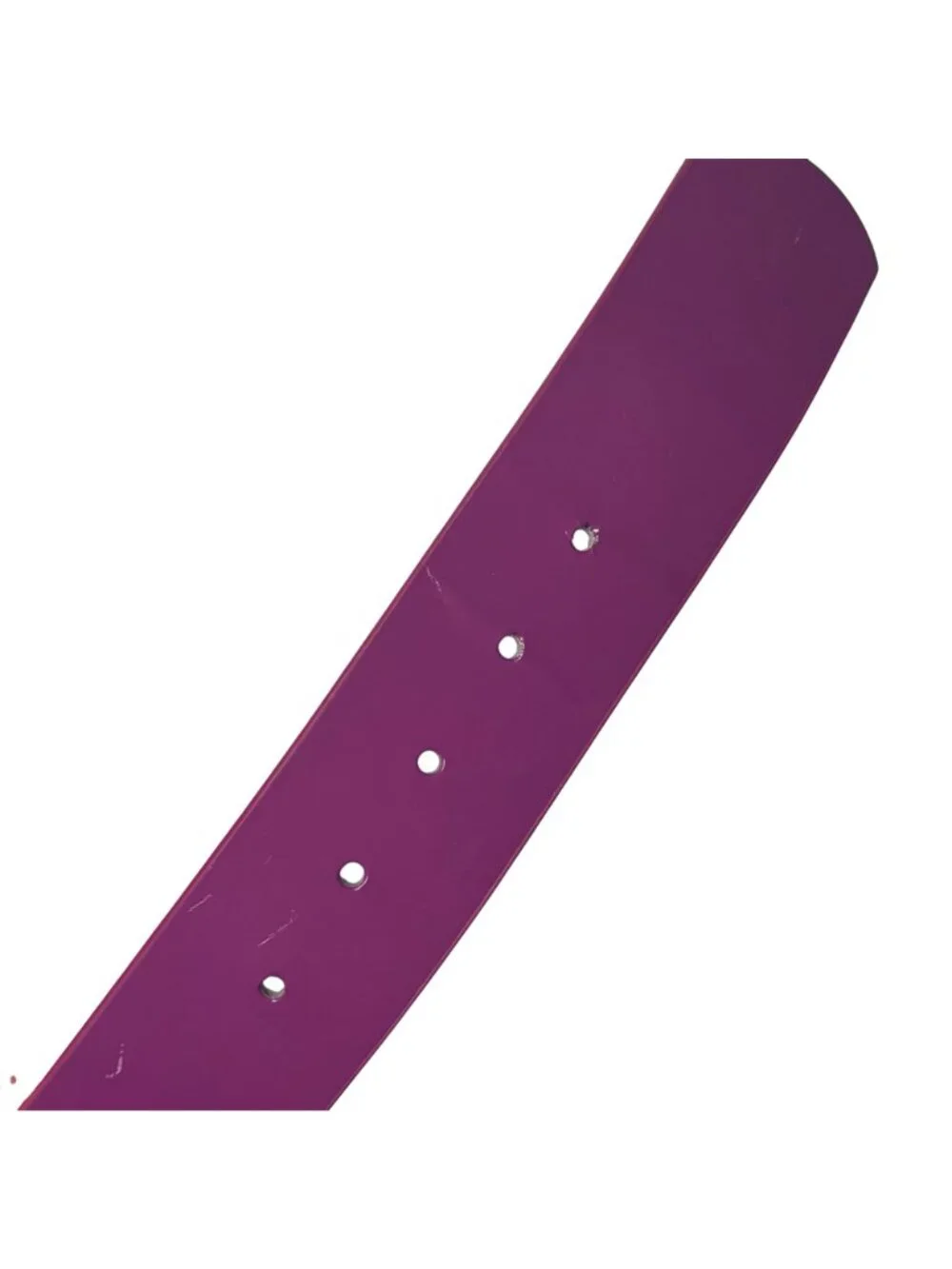 Betsey Johnson Purple Patent Leather Wide Belt Large Retro 90s Punk Feminine
